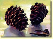 photo of autumnal painting