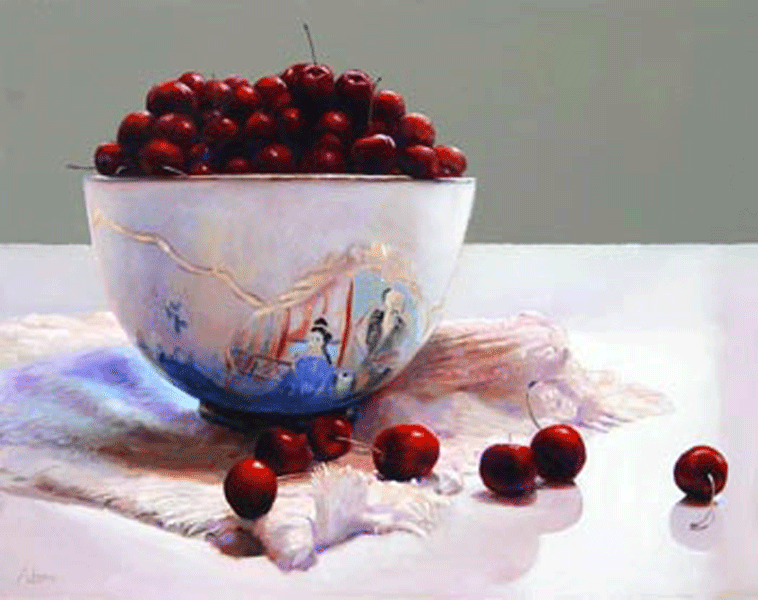 The Chinese Bowl | Oil on Panel | 18 inches by 14 inches
